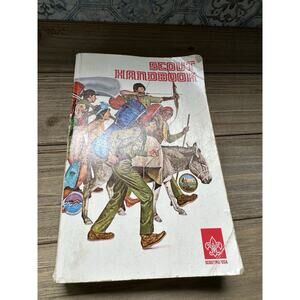 Scout Handbook 1977 Boy Scouts of America Book Retro VTG